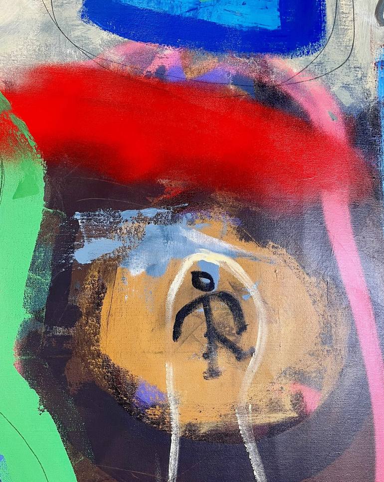 Original Abstract Expressionism Abstract Painting by Joejene C Santos