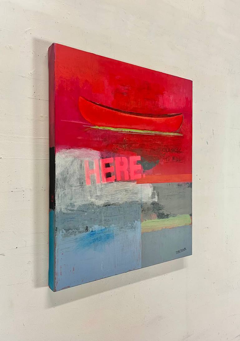 Original Abstract Expressionism Abstract Painting by Joejene C Santos