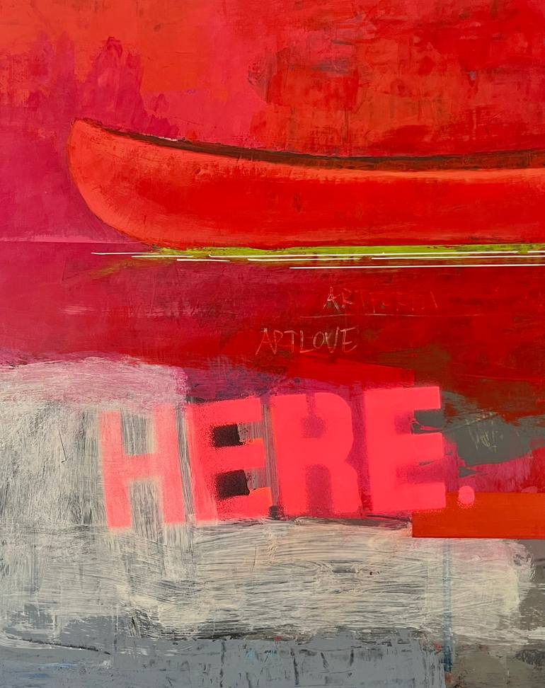 Original Abstract Expressionism Abstract Painting by Joejene C Santos
