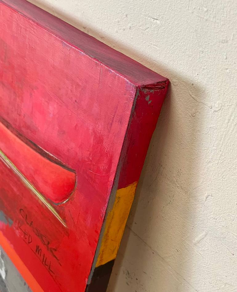Original Abstract Expressionism Abstract Painting by Joejene C Santos