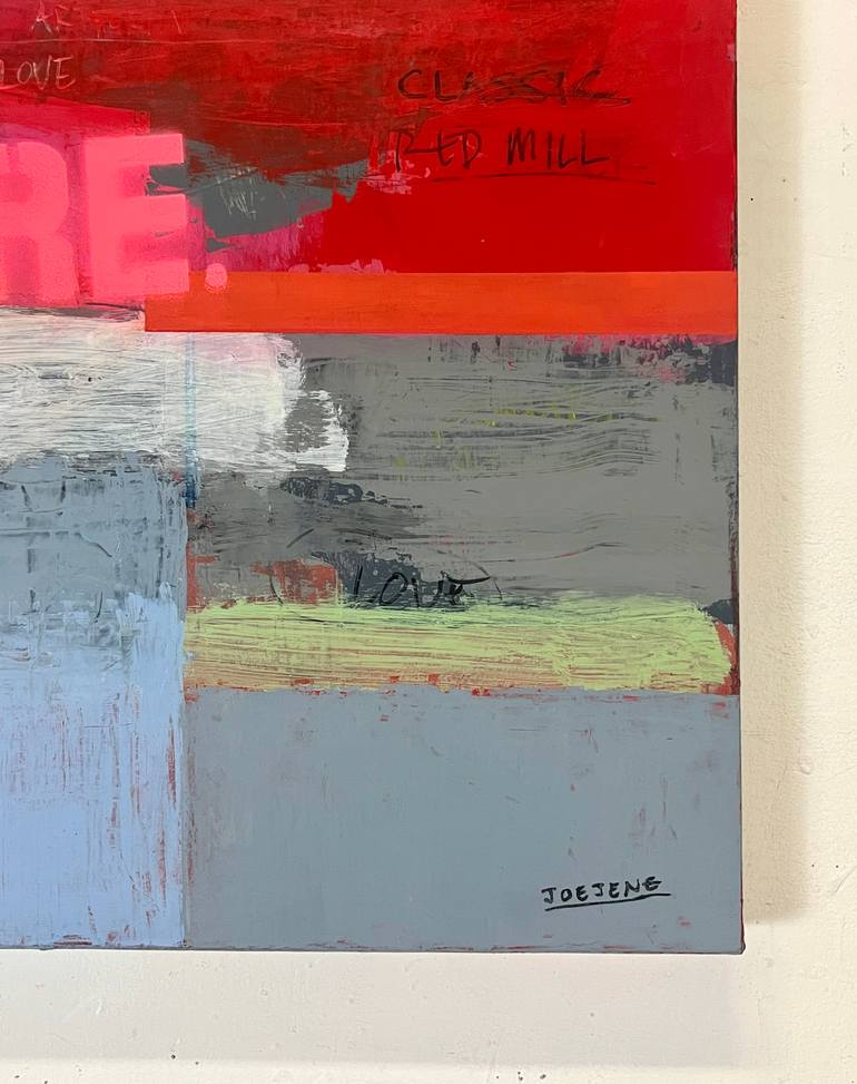 Original Abstract Expressionism Abstract Painting by Joejene C Santos