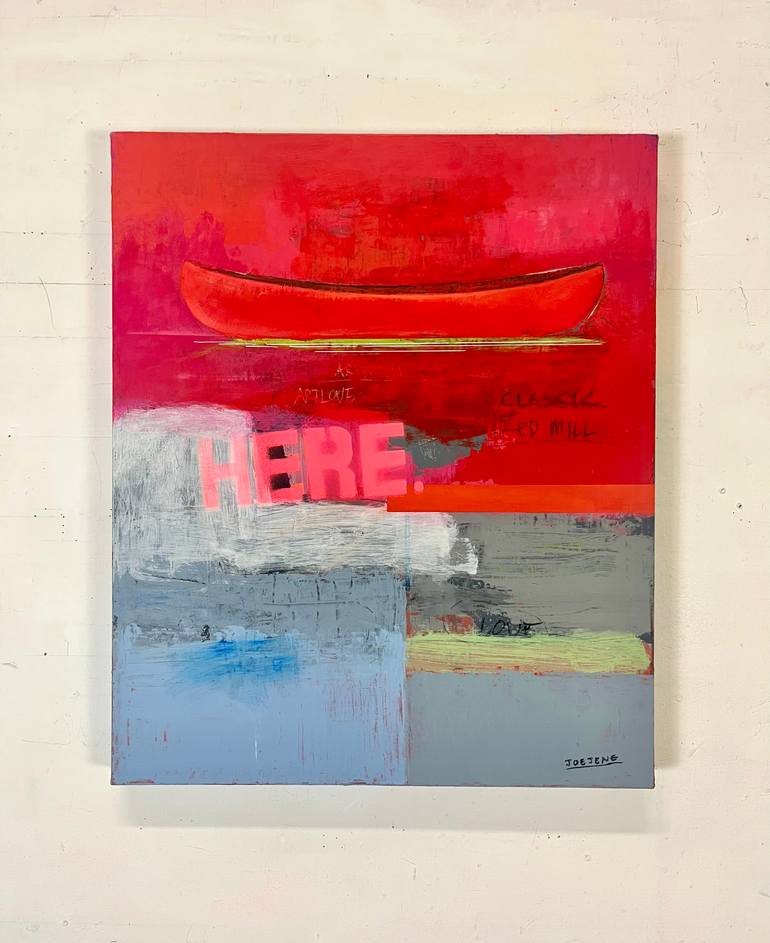 Original Abstract Expressionism Abstract Painting by Joejene C Santos