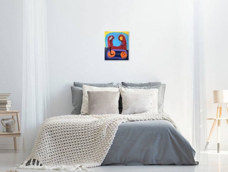 Original Abstract Expressionism Abstract Painting by Joejene C Santos