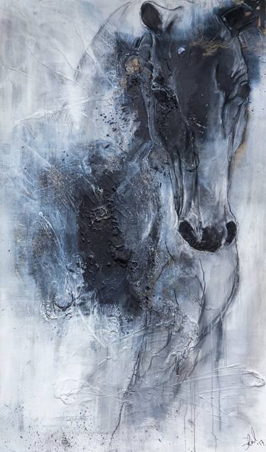 Print of Expressionism Horse Paintings by Soleil Liberta Mannion