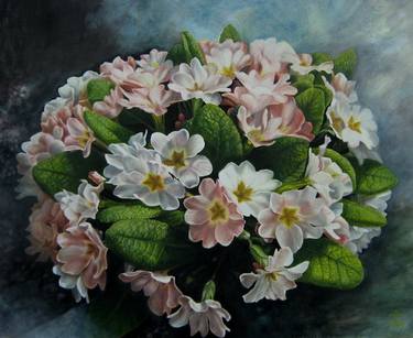 Original Floral Painting by Dragan Bekavac