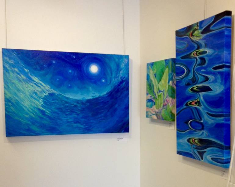 Original Conceptual Water Painting by Roslyn Ramsay