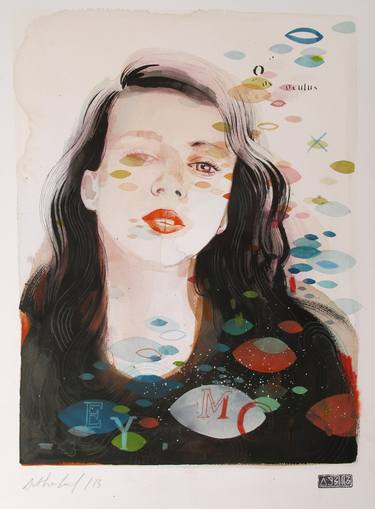 Print of Figurative Women Paintings by Andrew Sutherland