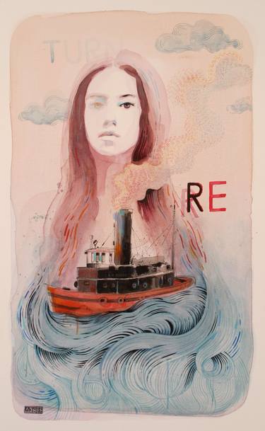 Original Figurative Boat Painting by Andrew Sutherland
