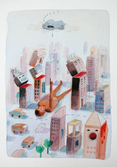 Print of Illustration Cities Paintings by Andrew Sutherland