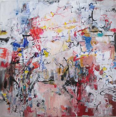 Original Abstract Painting by Anna Silkoff