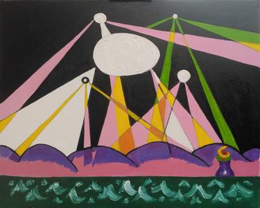 Original Abstract World Culture Paintings by Charles Gomila