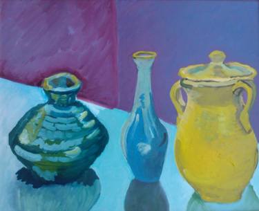 Original Still Life Paintings by Charles Gomila