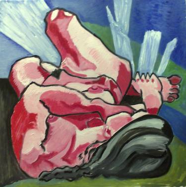 Print of Expressionism Nude Paintings by Charles Gomila