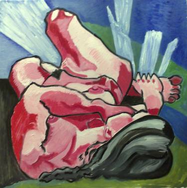 Original Expressionism Nude Paintings by Charles Gomila