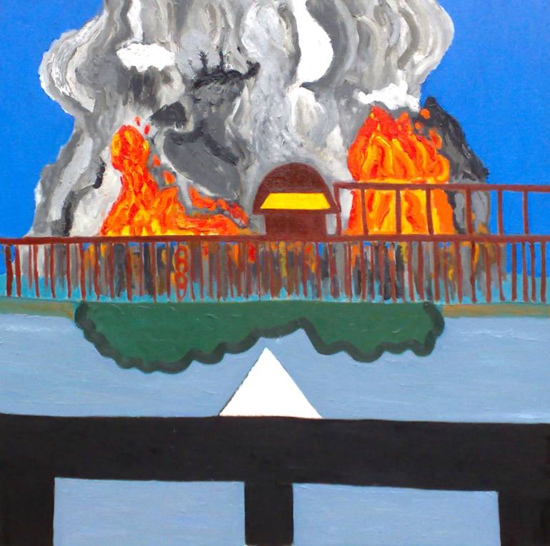Intermezzo Ii The Destruction Of Kubla Khan S Pleasure Dome Painting By Charles Gomila Saatchi Art