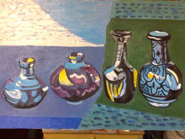 The Art of Still Life: Variation 26: Blues for Iris (Murdoch) thumb