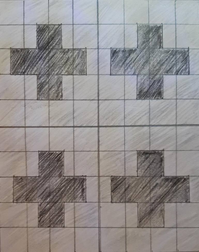 Original Abstract Mortality Drawings by Charles Gomila