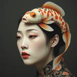 koi me a river I I - limited edition of 2 by Elle Hanley