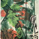 Abstract Nature (english oak leaves) by Pamela Staker