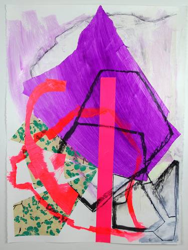 Abstract Study (purple) -- SOLD thumb