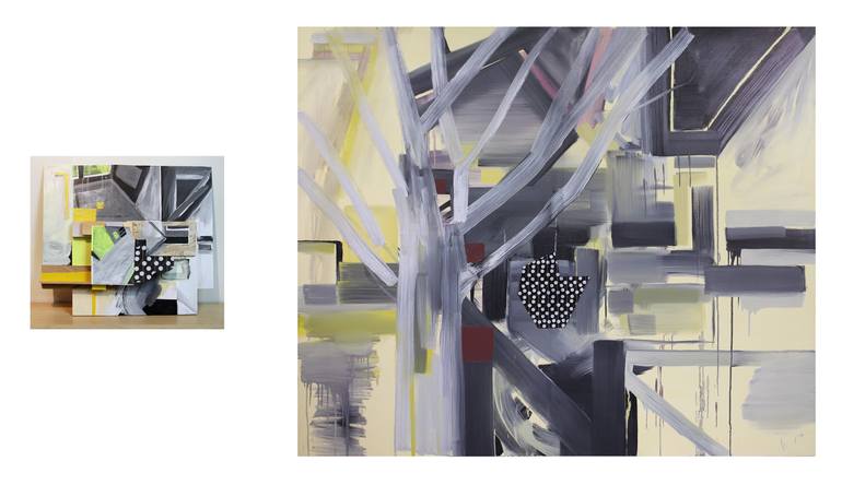 Original Abstract Landscape Painting by Pamela Staker