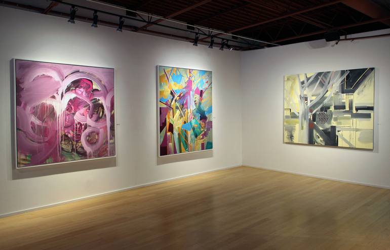 Original Abstract Landscape Painting by Pamela Staker