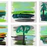 Quick, expressive, painterly expressions of spring and nature.