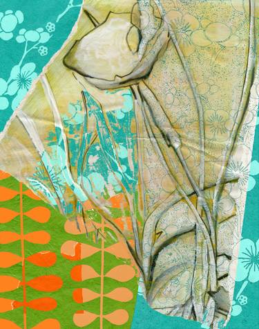 Print of Abstract Nature Mixed Media by Pamela Staker