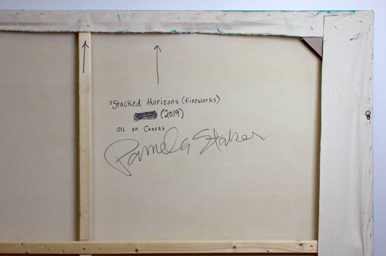 Original Abstract Expressionism Abstract Painting by Pamela Staker