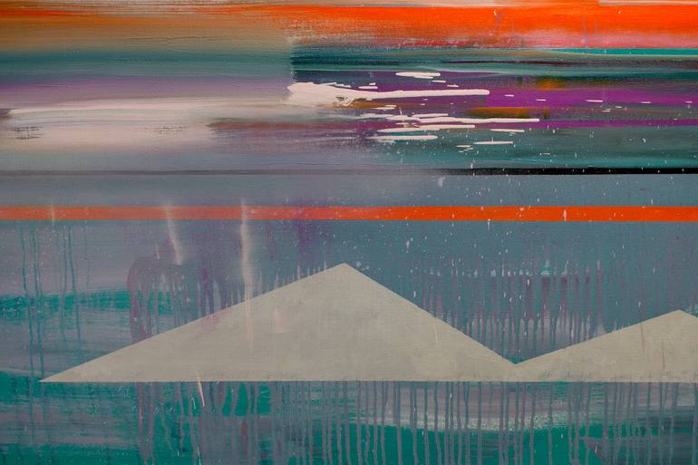 Original Abstract Expressionism Abstract Painting by Pamela Staker