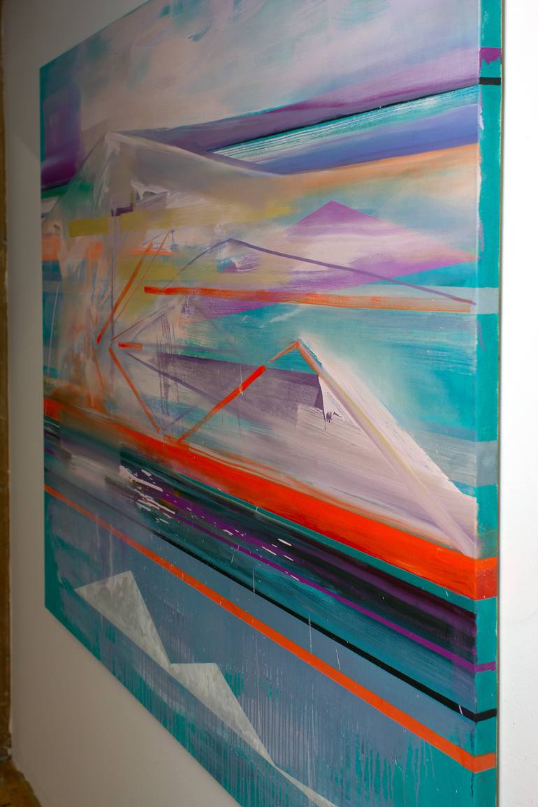 Original Abstract Expressionism Abstract Painting by Pamela Staker