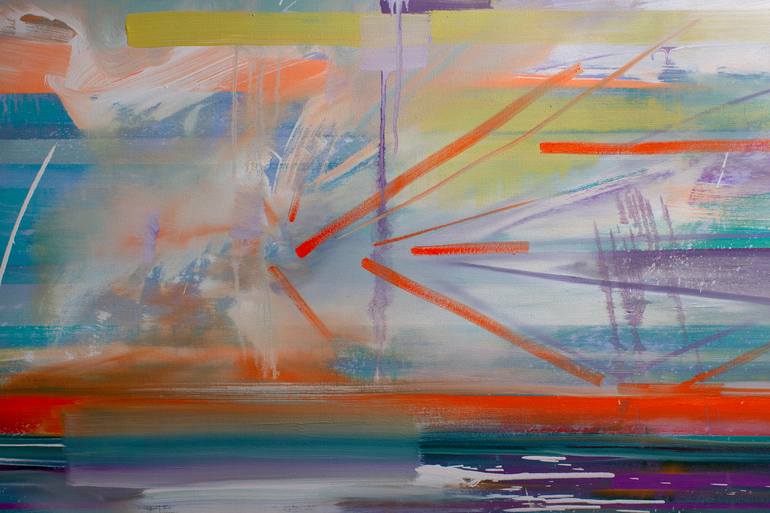 Original Abstract Expressionism Abstract Painting by Pamela Staker