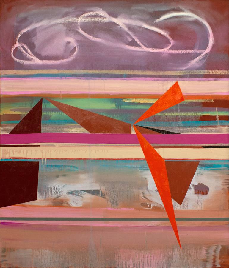 Original Abstract Expressionism Abstract Paintings by Pamela Staker