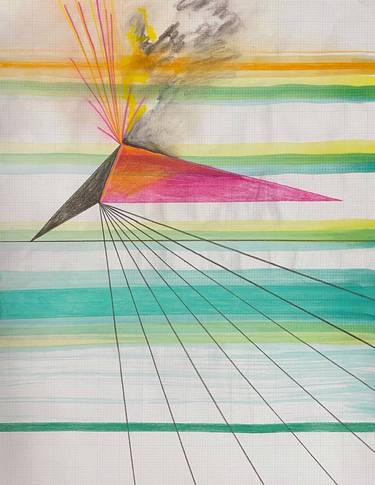 Original Abstract Drawings by Pamela Staker
