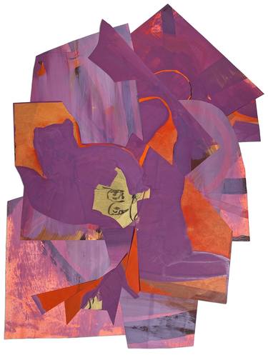 Original Figurative Abstract Collage by Pamela Staker