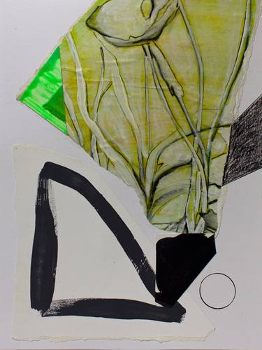 Original Abstract Collage by Pamela Staker