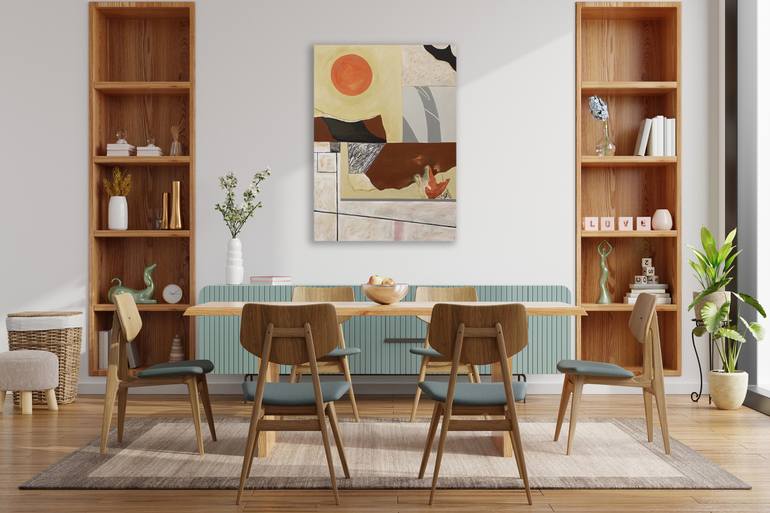 Original Minimalism Abstract Painting by Pamela Staker