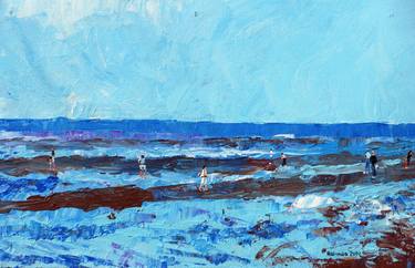 Original Impressionism Beach Paintings by Rolando Lambiase
