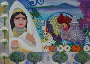 Print of Folk Culture Paintings by Oxana ZAIKA