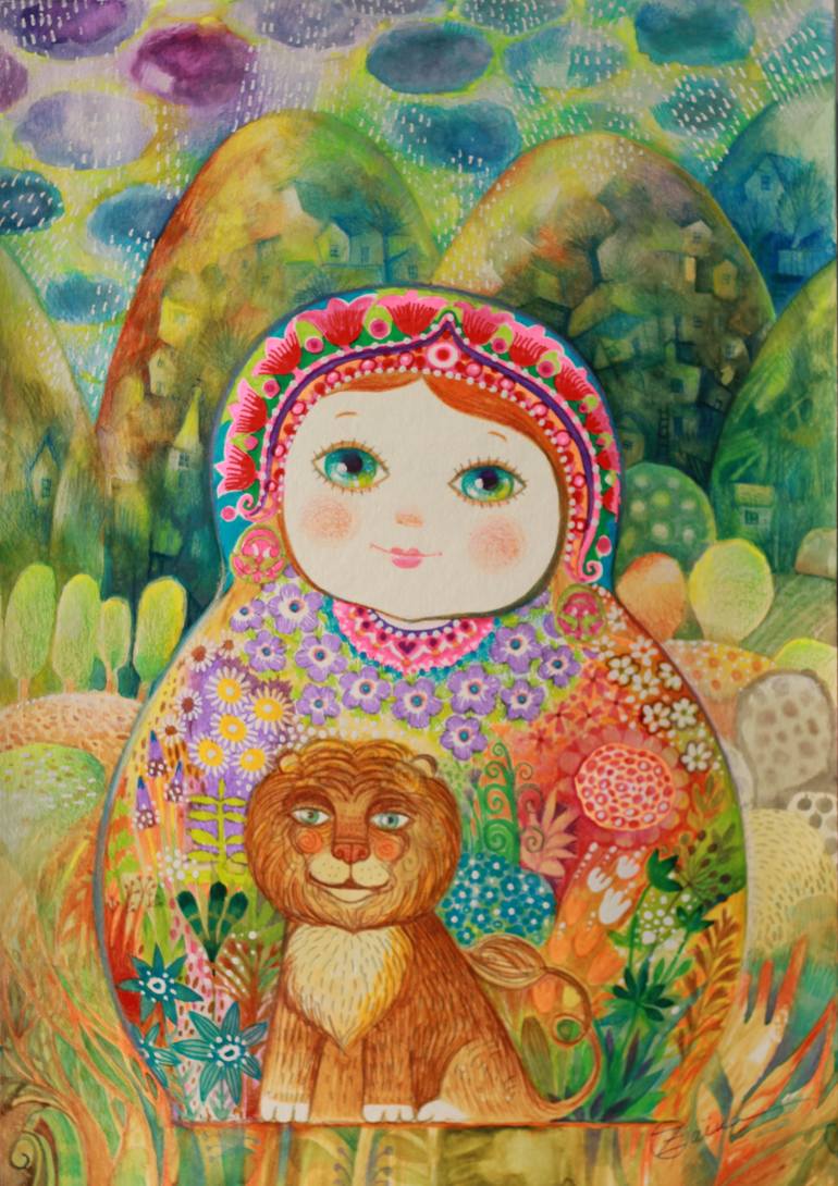 russian doll painting