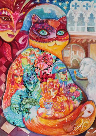 Print of Culture Paintings by Oxana ZAIKA