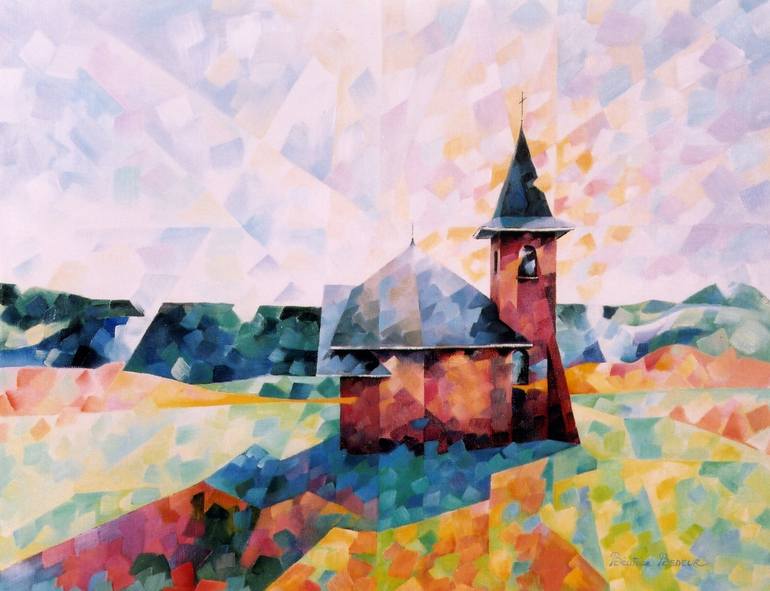 Chapelle de My Painting by Beatrice BEDEUR Saatchi Art