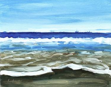 Original Expressionism Seascape Paintings by Owen Hunt
