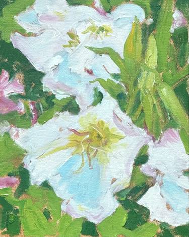 Print of Impressionism Floral Paintings by Owen Hunt