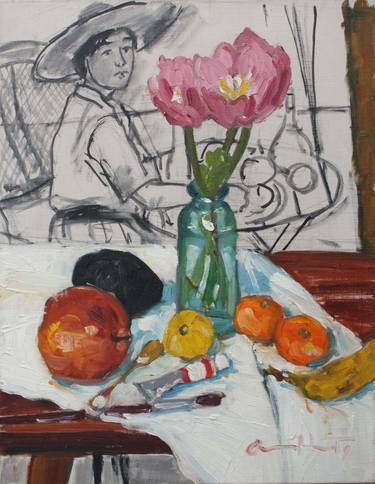Still life with painting thumb