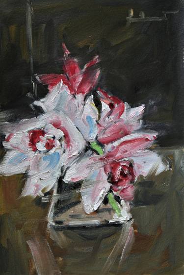 Original Expressionism Floral Paintings by Owen Hunt