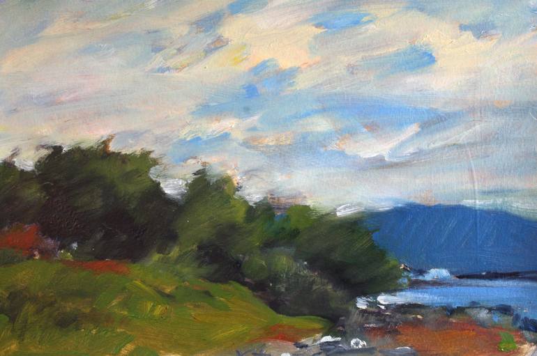 Original Impressionism Landscape Painting by Owen Hunt
