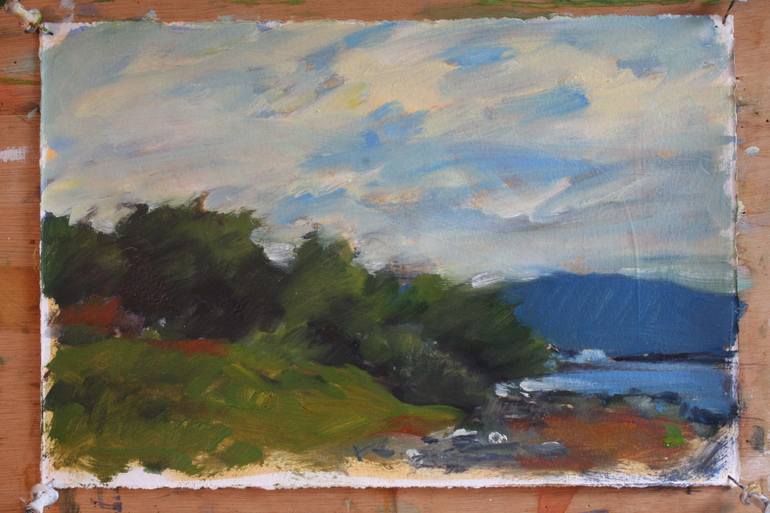 Original Impressionism Landscape Painting by Owen Hunt
