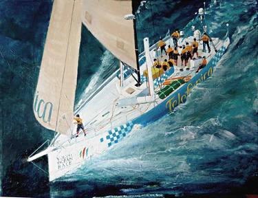 Original Documentary Yacht Paintings by David Redfern