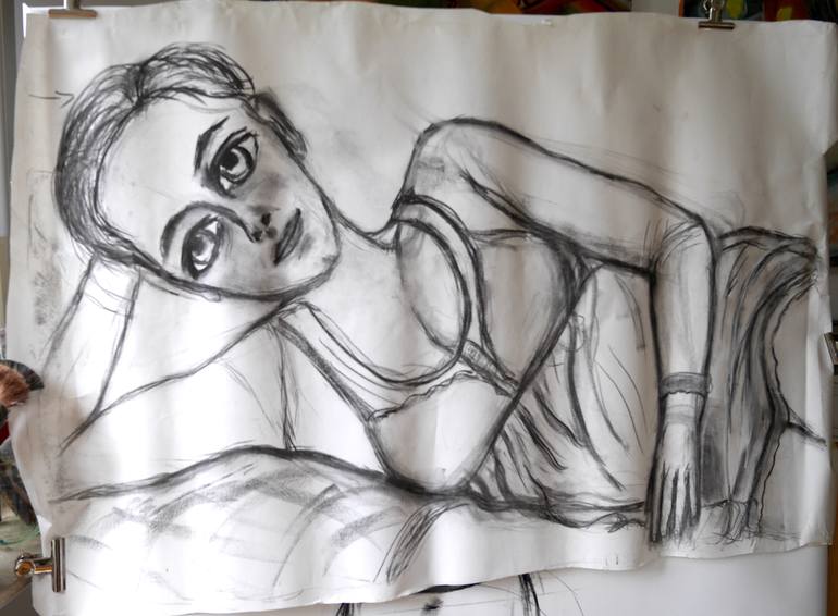 Original Expressionism Fantasy Painting by Josta Della Edd